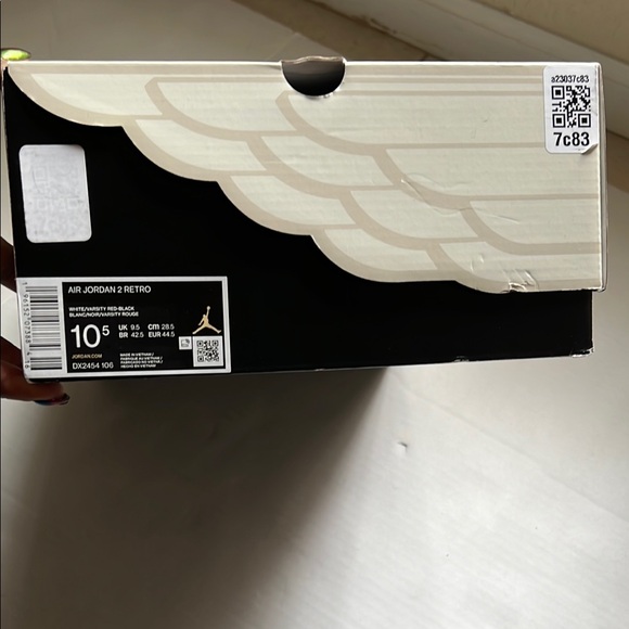 Air Jordan 2 Retro Sneakers Box/AUTHENTIC - Picture 3 of 10